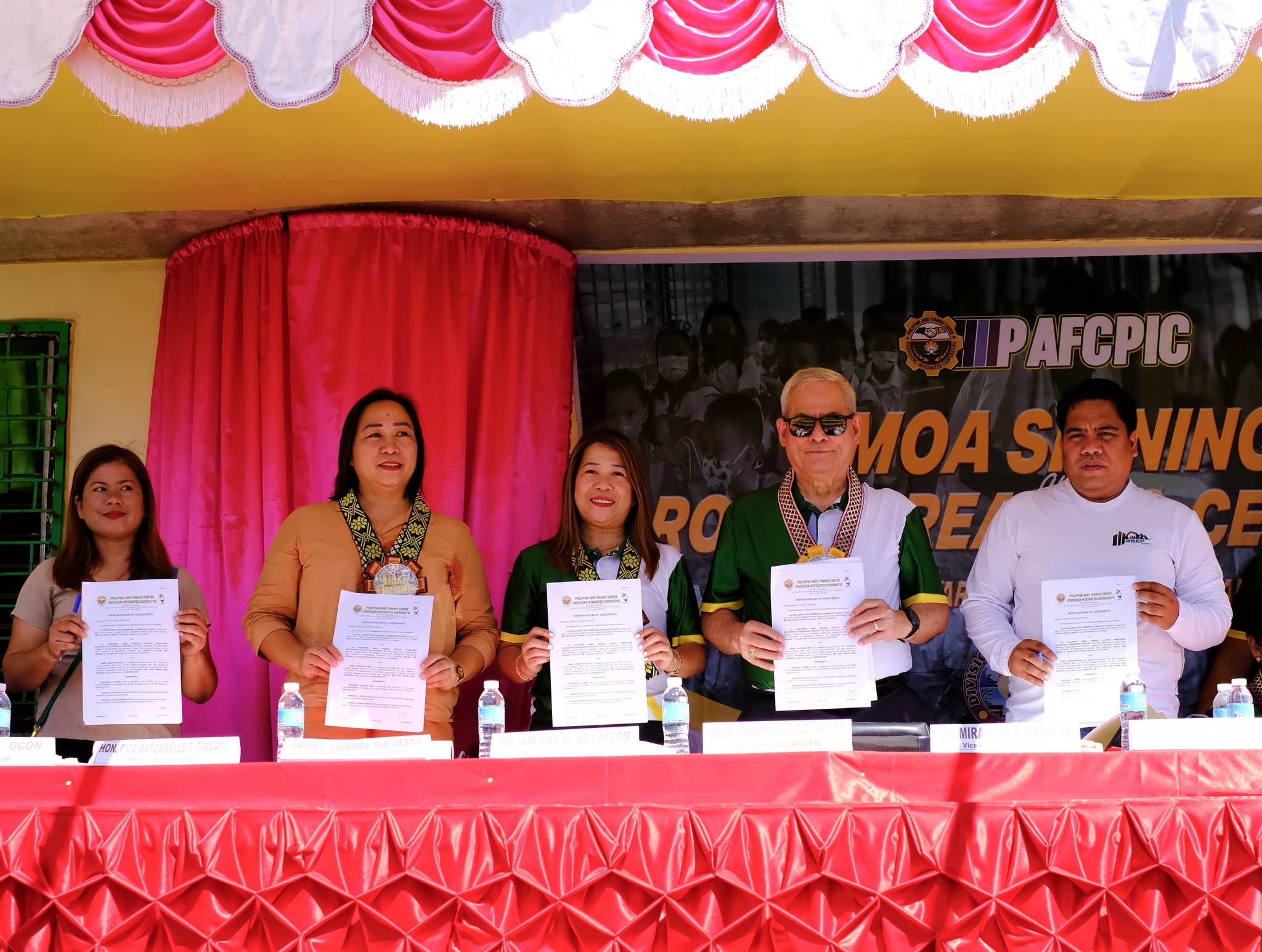 PAFCPIC KICKS OFF MAJOR RENOVATION PROJECT IN DON ALBINO TARUC MEMORIAL ELEMENTARY SCHOOL WITH A SIGNING OF A MEMORANDUM OF AGREEMENT AND GROUNDBREAKING CEREMONY